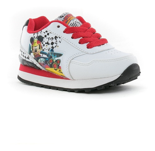 Zapatillas Disney Mickey Race Con Luces Cordon Addnice Mania