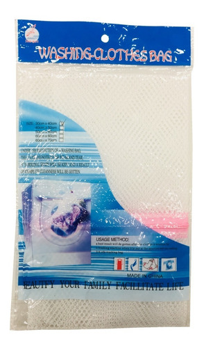 Imagen 4 de 8 de Bolsa Red Para Ropa Interior Lavarropa 30x40 D+m Bazar