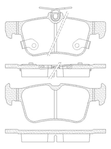 Pastilha De Freio Traseira