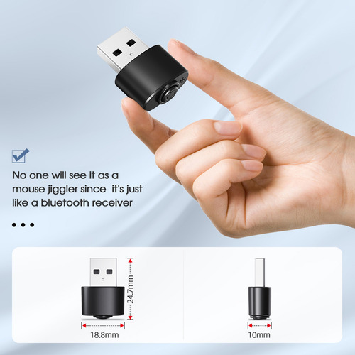 Mouse Jiggler, Movedor De Ratón Ajustable, Con O Sin