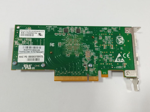 Placa Controladora De Rede Fibra Mac Silicom Pe210g2spi9a-xr