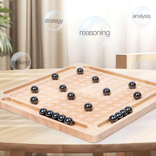 Juego De Ajedrez Magnético Con Tablero De Madera Para Niños