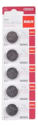 Panasonic CR2025 Pila botón de litio no-recargable, 3V, 165 mAh, Paquete de  2 unidades : : Electrónica
