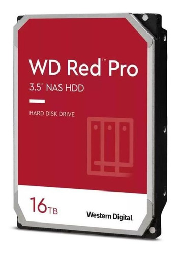 Disco Duro 3.5  Wd Red 16tb Sata 3 7200 Rpm 512mb - Nas