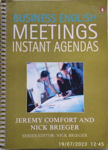 Business English - Meetings Instant Agendas-comfort/brieger