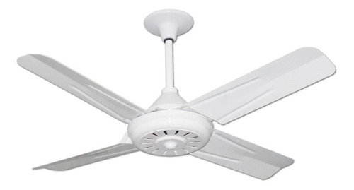 Ventilador Techo Comercial Barbero Diam.100cm Chapa Blanca