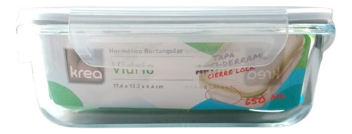 Contenedor Hermetico Taper Recipiente Vidrio 650 Ml  