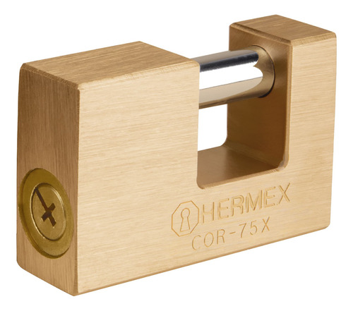 Candado Alta Seguridad Antipalanca 75mm Hermex Truper Cor75x