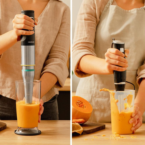 Batidora De Mano Cecotec Minipimer Katana 12 Chop B 1200w Xl