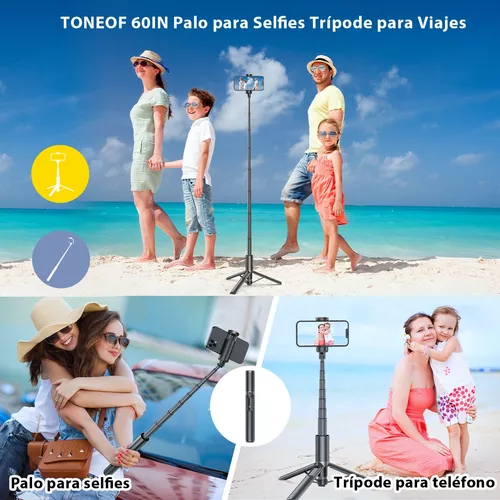 152cm Palo Selfie Tripie Para Celular Control Remoto