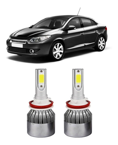 Lampada Super Led 2200 Lumens Farol De Milha Fluence 11 A 13