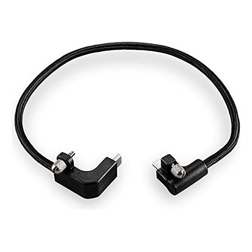 Cable Usb-c Para Bmpcc 4k Color Negro 90 Grado 7.9 In