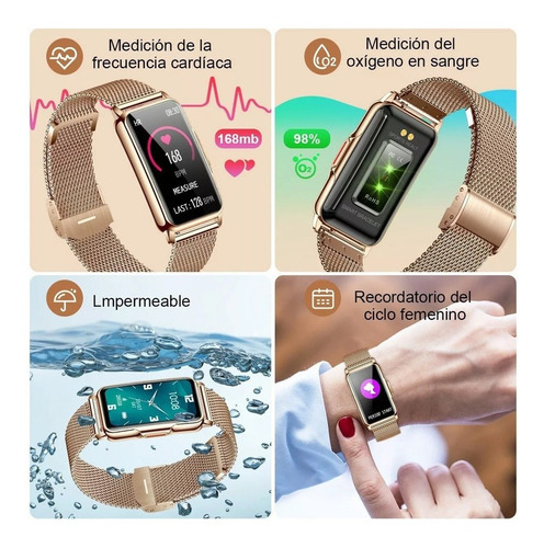 Smartwatch Para Mujer Reloj Inteligente Smart Band Bluetooth