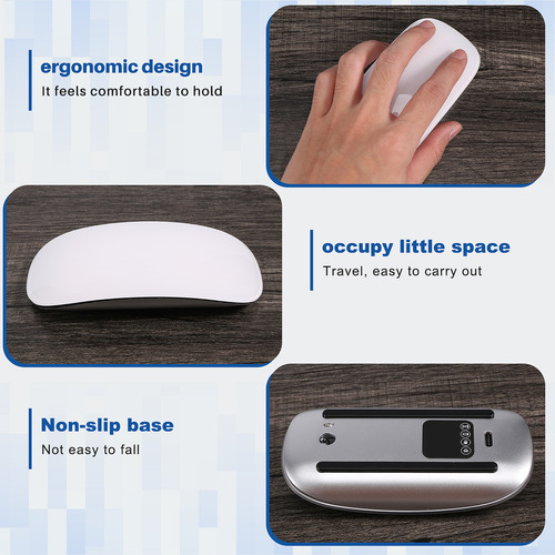 Computadora Recargable Silenciosa Magic Mouse Inalámbrica R9