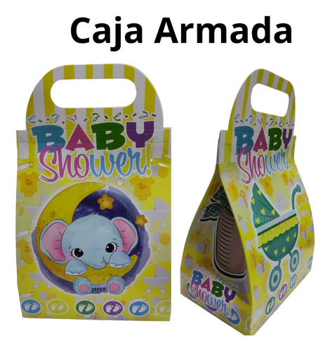 30 Caja Dulcera/lonchera Baby Shower Fiesta Dulces Bebé Fies