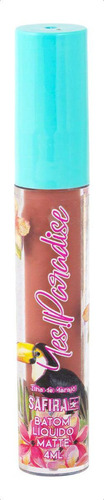 Batom Líquido Matte Yes Paradise Safira Nº 01 4ml