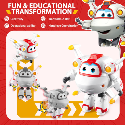 Figura De Acción Super Wings Supercharged Tobot Astro 5 Pulg