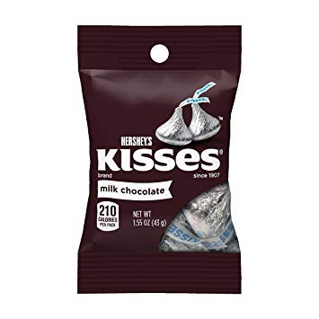 Chocolate Candy Besos De Hershey, 1.55 Onzas (paquete De 24)