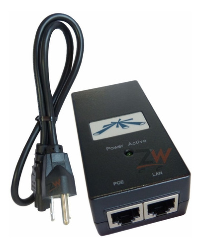 Ubiquiti Poe 48v 0.5a Inyector Activo Hasta 60m Utp