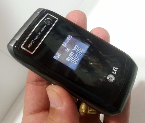 Celular LG Kp 215 D Chip Fliper Pequeno Visor Externo Lindo