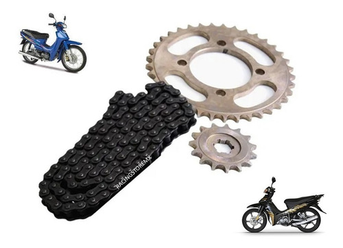 Kit De Arrastre Sprocket Yamaha Crypton  T110 T105 37t 15t