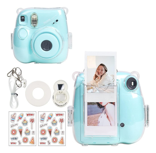 ~? Caiyoule Estuche Transparente Para Fujifilm Instax Mini 7