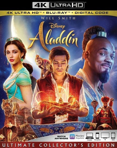 Aladdin 4k Ultra Hd + Blu-ray + Digital Code