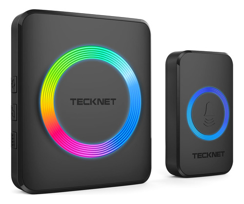 Timbre Inalámbrico Tecknet Wa878 Ip65 120db 60 Melodías