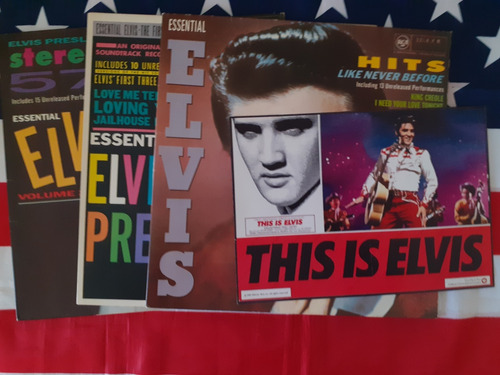 Lp - Elvis Presley - Essential - Vol 1,2,3 + Brinde Ótimo (Usado)