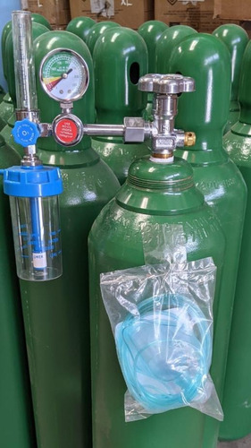 Imagen 2 de 3 de Cilindro Tanque De Oxígeno 2000 Lts. Nvo. Incluye Accesorios
