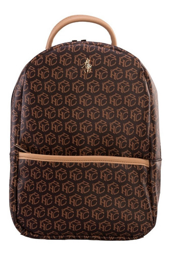 Imagen 1 de 7 de Backpack Hpc Polo Estampada Monograma