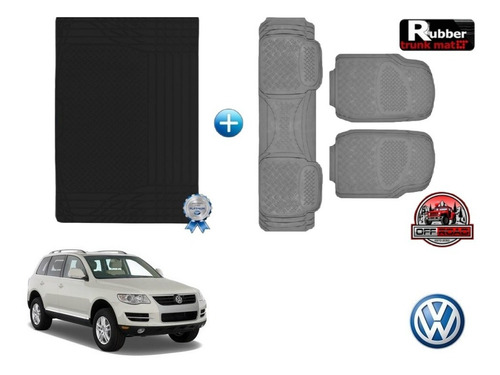 Tapetes 3pz + Tapete Cajuela Rd Volkswagen Touareg 2009