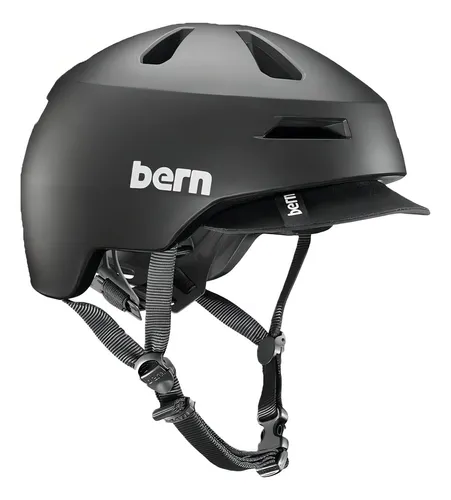 comprar Casco Bicicleta Skate Rollers Longboard Bern Brentwood 2.0 Color Negro Talle L