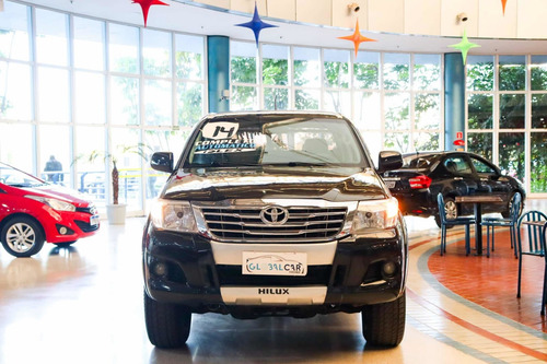 Imagem 3 de 18 de Toyota Hilux 2014 2.7 Sr Cab. Dupla 4x2 Flex Aut. 4p