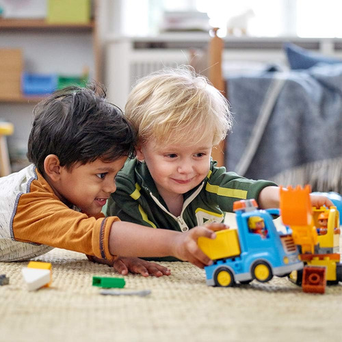 Lego Duplo Town Camión Y Excavadora De Orugas 10812 Camión V