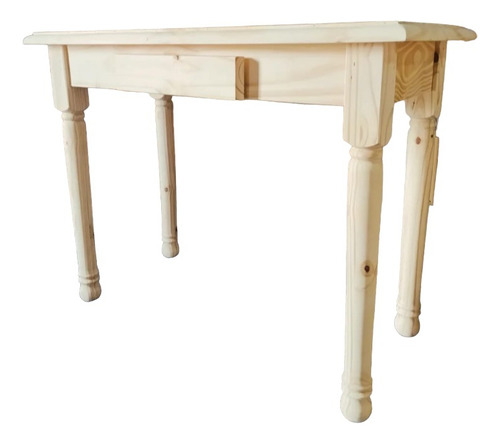 Mesa De Arrime Dresuar Recibidor Pino 1x50 Torneada