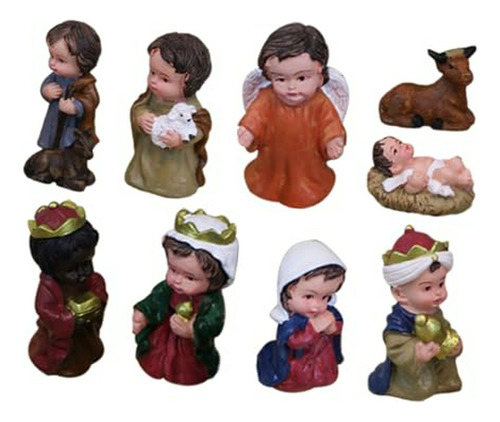 Set Nacimiento Resina Jesus¡ Ideal Navidad