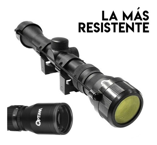 Imagen 2 de 10 de Mira Telescopica Optima 3-9x32 - Ideal Para Rifle Hatsan 125