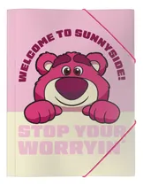 Comprar Carpeta Lotso Dibujo N°5 Oficio 3 Solapas Elástico Mooving Color Welcome To Sunnyside