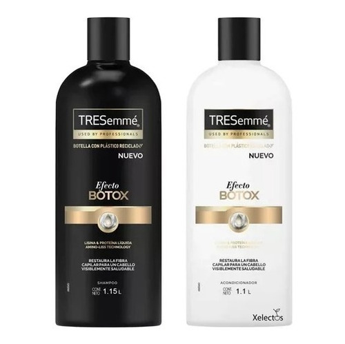 Shampoo Y Acondicionador Tresseme® Efecto Bótox 2 Pzs 1.15 L