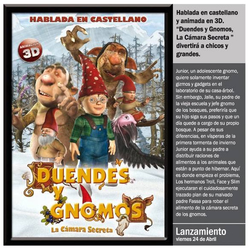 Duendes Y Gnomos - La Cámara Secreta - Dvd Original Y Nuevo 