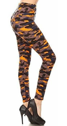 Leggings Depot Alto Camuflaje Cintura Amp; Múltiples D1c9d