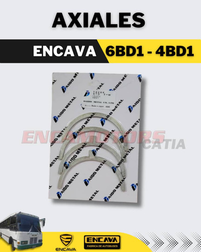 Axiales Encava 6bd1 / 4bd1 Daido Metal