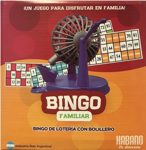 Bingo Bolillero Familiar Juego De Loteria Habano 48 Cartones