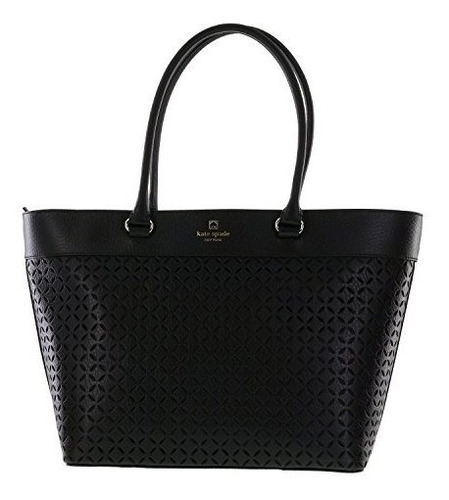 Bolso Tote De Cuero Kate Spade Negra