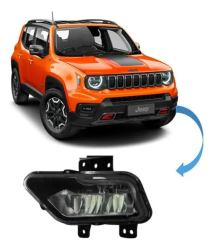 Farol Auxiliar Neblina Esquerdo Renegade Toro Pulse 52144110