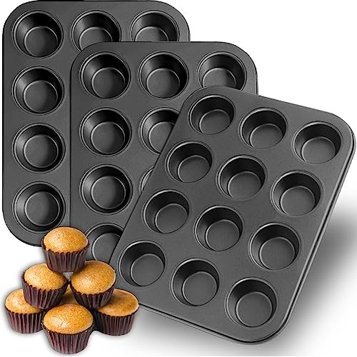 Moldes Muffins Pequeños, Molde Cupcakes De Acero Al Ca...