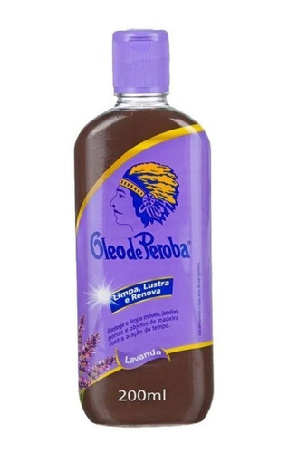 Óleo De Peroba King 200ml Lavanda Limpa Lustra Madeiras
