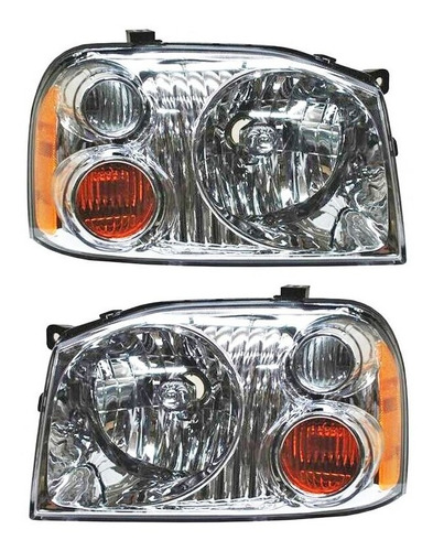 Par De Faros Nissan Frontier 2001 Al 2004 Mica Clara Tyc