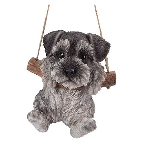 Mini Cachorro De Schnauzer Realista De Pacific Giftware Para